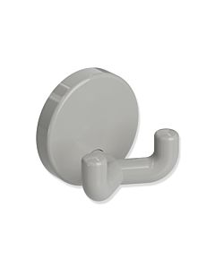 Hewi 801 crochet double 801.90.02095 gris roche, avec rosace d = 40mm