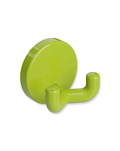 Hewi 801 crochet double 801.90.02074 vert pomme, avec rosace d = 40mm