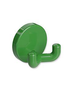 Hewi 801 crochet double 801.90.02072 vert mai, avec rosace d = 40mm