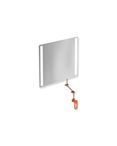 Hewi 801 tilting light mirror LED 801.01.40036 600x540x6mm, coral