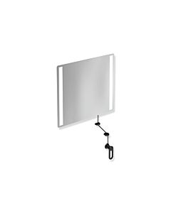 Hewi 801 tilting light mirror LED 801.01.40090 600x540x6mm, deep black