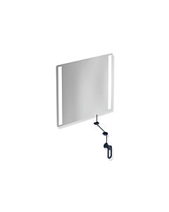 Hewi 801 tilting light mirror LED 801.01.40050 600x540x6mm, steel blue