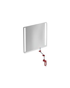 Hewi 801 tilting light mirror LED 801.01.40033 600x540x6mm, rubinrot