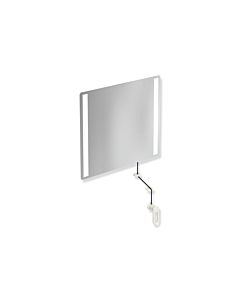 Hewi 801 tilting light mirror LED 801.01B40099 600x540x6mm, matt, pure white