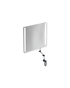 Hewi 801 tilting light mirror LED 801.01B40092 600x540x6mm, matt, anthracite grey