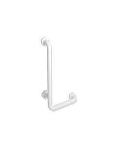 Hewi 801 angled handle 801.22.10698 600 x 300 mm, signal white, aluminum core