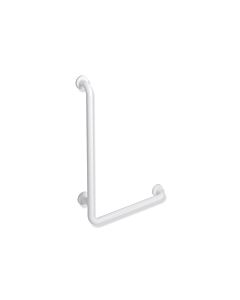 Hewi 801 angled handle 801.22.13698 750 x 500 mm, signal white, aluminum core