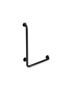 Hewi 801 poignée coudée 801.22.13690 750 x 500 mm, noir profond, âme en aluminium