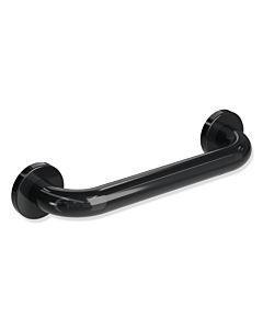 Hewi 801 bath handle 801.36.11690 deep black, 400mm, with aluminum core