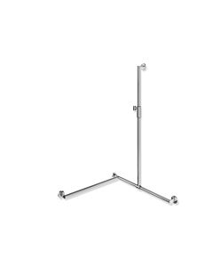 Hewi System 900 Duschhandlauf 900.35M30340 1250 x 765 x 765 mm, Ausführung links, chrom