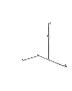 Hewi System 900 Duschhandlauf 900.35M36340 1250 x 947 x 647 mm, Ausführung links, chrom