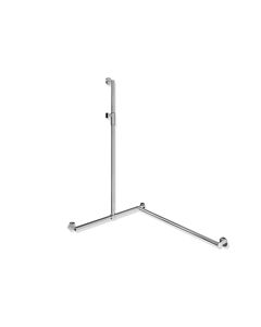 Hewi Rampe de douche System 900 900.35M30640 1250 x 765 x 965 mm, version droite, chromé