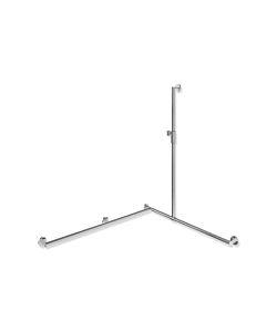 Hewi Rampe de douche System 900 900.35M30940 1250 x 965 x 1185 mm, version gauche, chromé