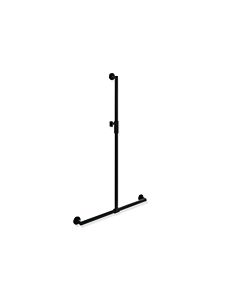 Hewi System 900 shower handrail 900.35M46160CV 1250 x 610 mm, powder-coated black deep matt