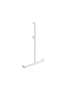 Hewi System 900 Duschhandlauf 900.35M40060VH 1250 x 765 x 765 mm, weiß tiefmatt-Lichtgrau