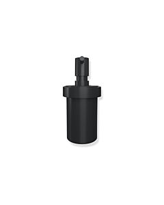 Hewi System 800 Seifenspender 800.06.11060CV Halter and cup black deep matt, with Halter