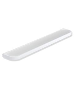 Hewi System 800 shelf 800.03.10065DX 600mm, top glass satin, white matt