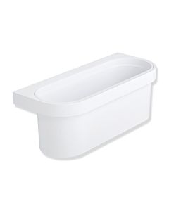 Hewi System 800 panier de douche 800.03.30060AS 250x90x106mm, insert en plastique, blanc mat