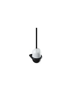 Hewi 477 set de brosses de toilette 477.20.1000590 top blanc , noir profond, montage mural