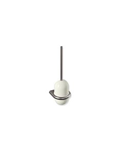 HEWI WC-Bürstengarnitur Serie 805 8052010099 Wandmodell Edelstahl gebürstet, Behälter weiss