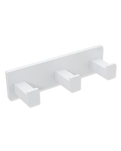 Hewi System 900 Q bande de crochets 900Q90.00360DX revêtement par poudre blanc mat profond, en acier inoxydable, 155x40x44mm