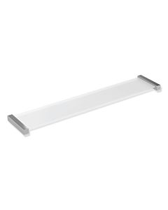 Hewi System 900 Q étagère 900Q03.00740 chromé , avec plaque de verre, 616x20x122mm