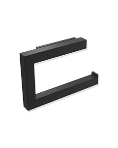 Hewi System 900 Q WC-Papierhalter 900Q21.00060DC pulverbeschichtet schwarz tiefmatt, aus Edelstahl, klappbar, 140x90x22mm
