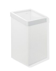 Hewi 477 active + paper towel basket 477.05D2001298 signal white, perforated sheet white, antimicrobial