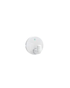 Hewi 477 active + single hook 477.90D01098 45mm, antimicrobial, plastic signal white
