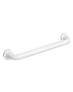 Hewi 477 active + Badetuchhalter 477.30D20098 457mm, signal white, rosettes Ø 60mm, antimicrobial