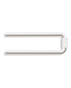 Hewi 477 active+ Handtuchhalter 477.09D10098 antimikrobiell, 2-tlg., Kunststoff signalweiß