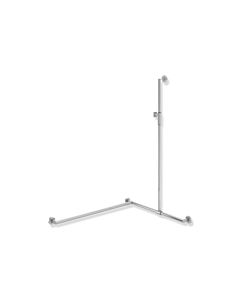 Hewi Rampe de douche System 900 900.35M33740 1250 x 765 x 965 mm, version gauche, chromé