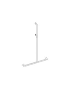 Hewi System 900 shower handrail 900.35M43160VH 1250 x 965 x 965 mm, powder-coated white deep matt