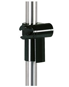 Hewi 805 shower holder 805.33.E0190 for 805.33 and 805.35, polished stainless steel, jet black