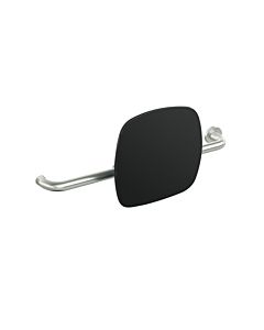 Hewi 805 dossier 805.51.926R90 acier inoxydable, poignée à droite, rosace à gauche, noir profond