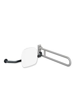 Hewi 801 Rückenstütze 801.51.9271L92 Wandabstand 230mm, rechts, Lehne signalweiß, anthrazitgrau