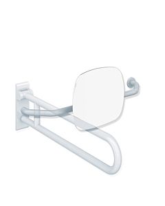 Hewi 801 Rückenstütze 801.51.9271R55 Wandabstand 230mm, rechts, Lehne signalweiß, aquablau