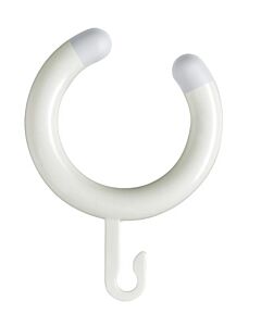 Hewi anneaux de rideau 801.34.E0199 blanc pur, 5 pièces