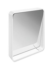 Hewi System 800 tilting mirror 800.01.10160DX powder-coated, white deep matt, 580x680 mm