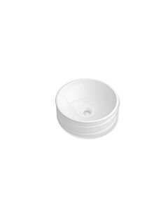 Hewi DUO washbasin 950.11.002TJ Ø 42.6 cm, glossy, countertop, solid color, without tap hole, without overflow, white