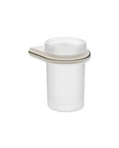 Verre Hewi série 480 480.04.00070WR avec Halter , revêtement PVD, nickel brossé