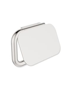 Hewi Serie 480 WC-Papierhalter 480.21.001XA mit Deckel, matt geschliffen