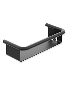 Hewi Series 480 shower basket 480.03.00160DC with hook, powder-coated, matt black
