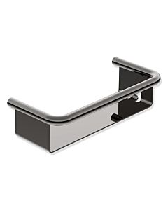 Hewi Series 480 Shower basket 480.03.00170EC with hook, PVD coated, glossy black chrome