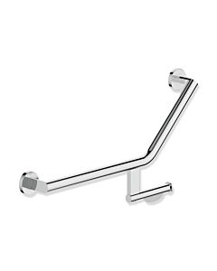 Hewi système 900 900.22.30340 620 x 283 mm, acier inoxydable chromé, gauche