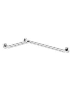 main courante de douche Hewi System 900 900.35.103XA acier inoxydable satiné, 765 x 475 mm, version gauche