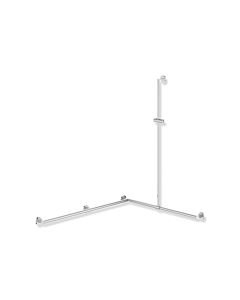 Hewi System 900 Duschhandlauf 900.35.33940 1250 x 965 x 1185 mm, Ausführung links