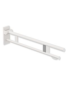 Hewi System 900 mobile support arm 900.50.41660DX projection 850 mm, stainless steel powder-coated white deep matt, right