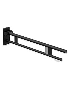 Hewi System 900 Bras de support mobile 900.50.41760DC saillie 900 mm, acier inoxydable thermolaqué noir mat profond, à droite