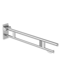 bras de support Hewi System 900 900.50.117XA saillie 900 mm, acier inoxydable satiné, droit, porte-papier WC / déverrouillage radio